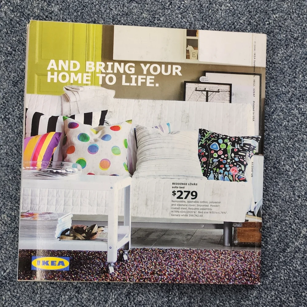 Ikea Catalog's 2012 and 2013